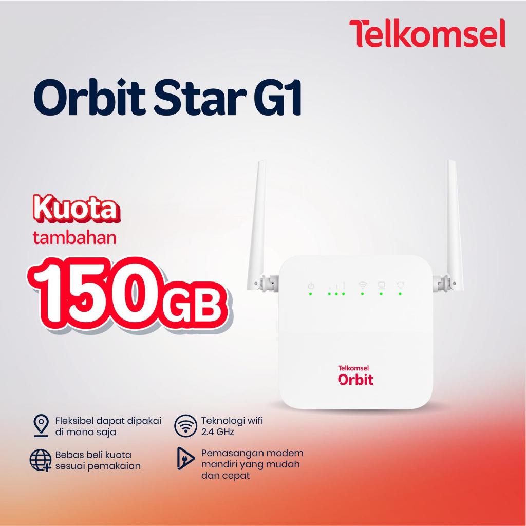 Telkomsel Orbit Star G1 4G Modem Free 150GB