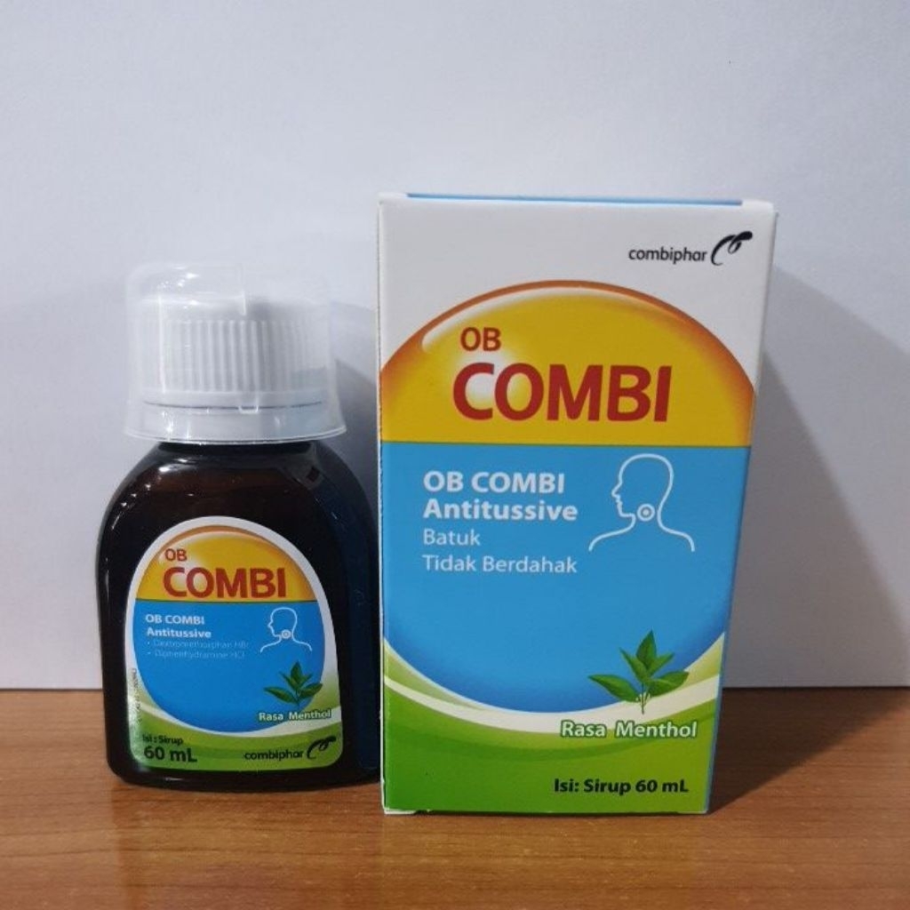OBH combi Antitussive rasa menthol 60ml untuk batuk tidak berdahak/batuk kering