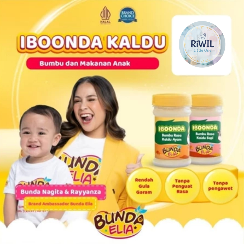 Bumbu Bunda Elia Iboonda Kaldu Mpasi | Bubuk Penyedap Mpasi Bayi Non MSG Halal
