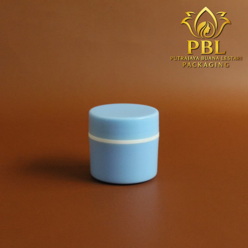 Pot Cream 10gr Biru / Pot Spatula 10gram / Pot Cream Spatula 10 GR - Pot PP 10gr