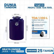 Tandon Air Profil Tank / Toren Air toren tanam profil 1100 liter biru + pelampung