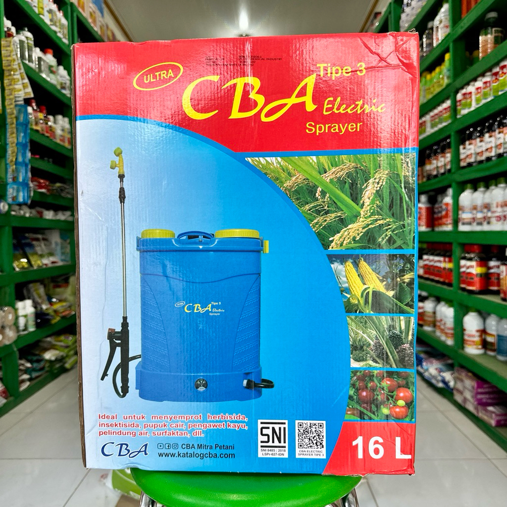 Tangki CBA Elektrik TIPE 3 Kapasitas 16 Liter - Sprayer CBA TIPE 3 SNI - Original Produk