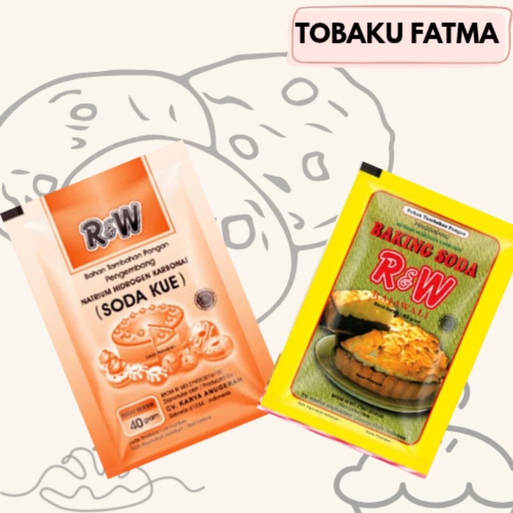 Soda Kue Baking Soda Pengembang Kue Rajawali R&W RW