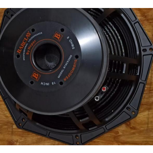 Speaker Komponen 18 inch BARCLAY by HUPER B18CR2000 / B 18CR2000 original