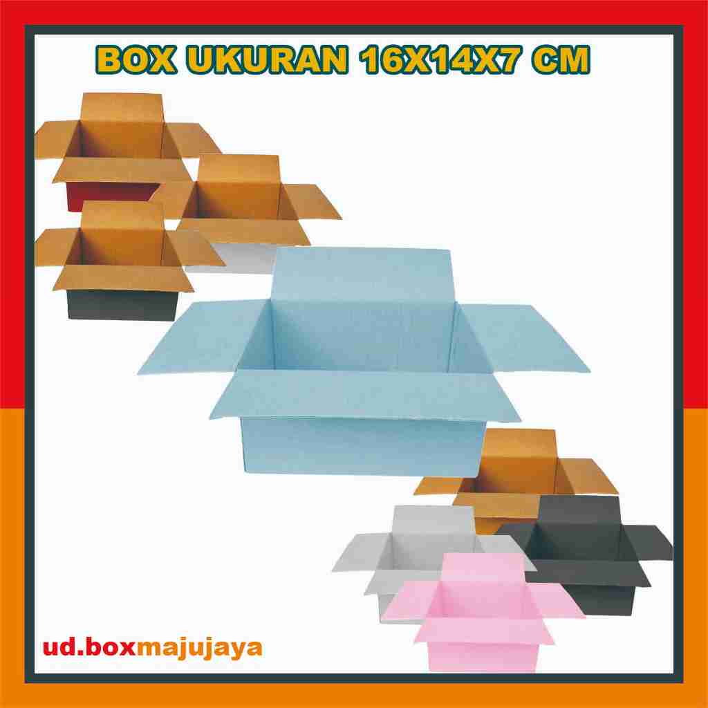 Box 16x14x7 cm / Kardus Packaging / Karton Polos