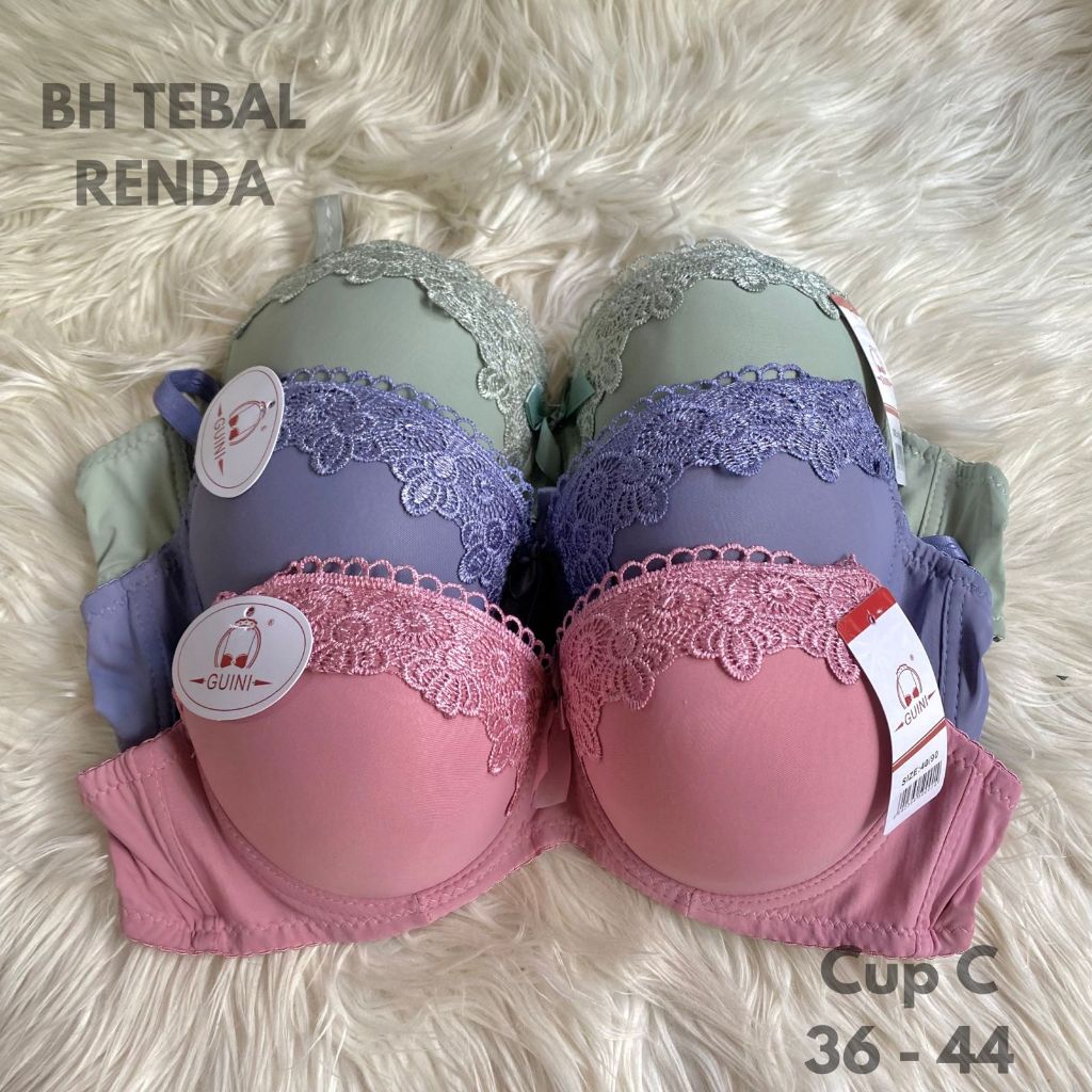 3 PCS (New model) BRA TEBAL ||| BH KAWAT BUSA TEBAL PREMIUM SEXY