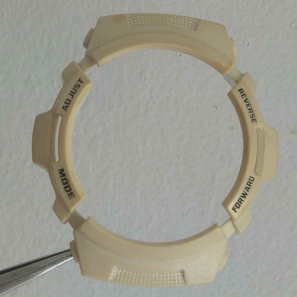 Casio Bezel Putih Original Bekas Copotan G-Shock AW-591 AW-590