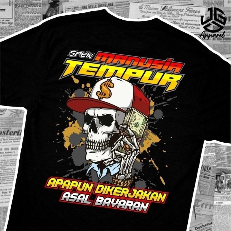 KAOS Spek Manusia Tempur KAOS DISTRO Spek Manusia Tempur PRIA WANITA