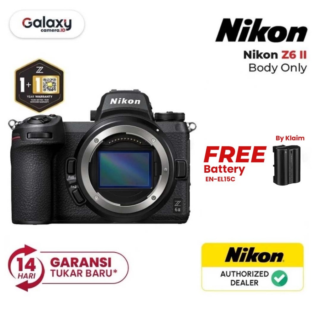 Nikon Z6 II Nikon Z6II Nikon Z6 Mark II Body Only Garansi Resmi