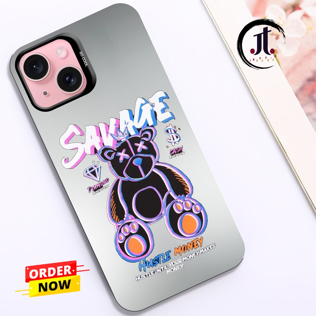 Justyce.id Softcase Casing IMD Black Ready For Hp VIVO  Y12 Y12I Y17 Y15 - Case HP Silicone Hologram