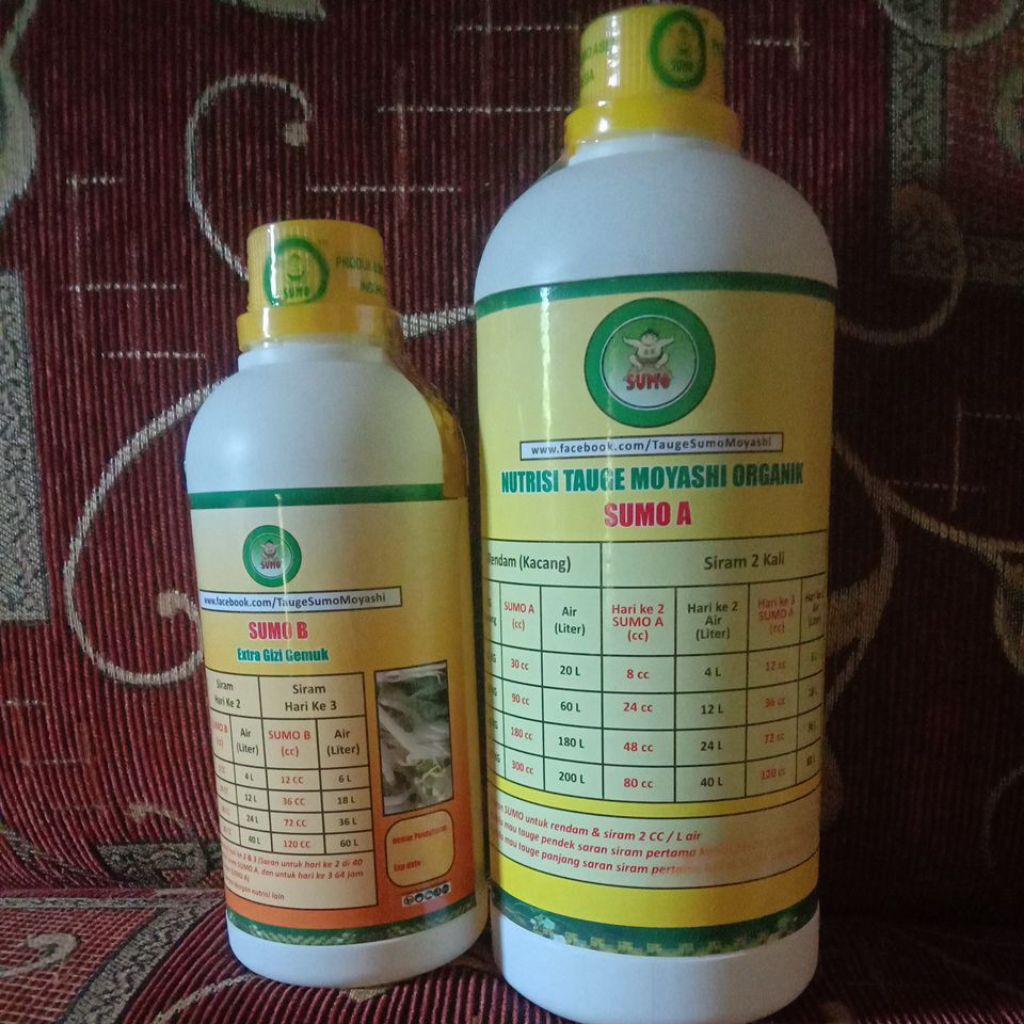 Pupuk organik nutrisi sumo 8 cair (obat tauge)