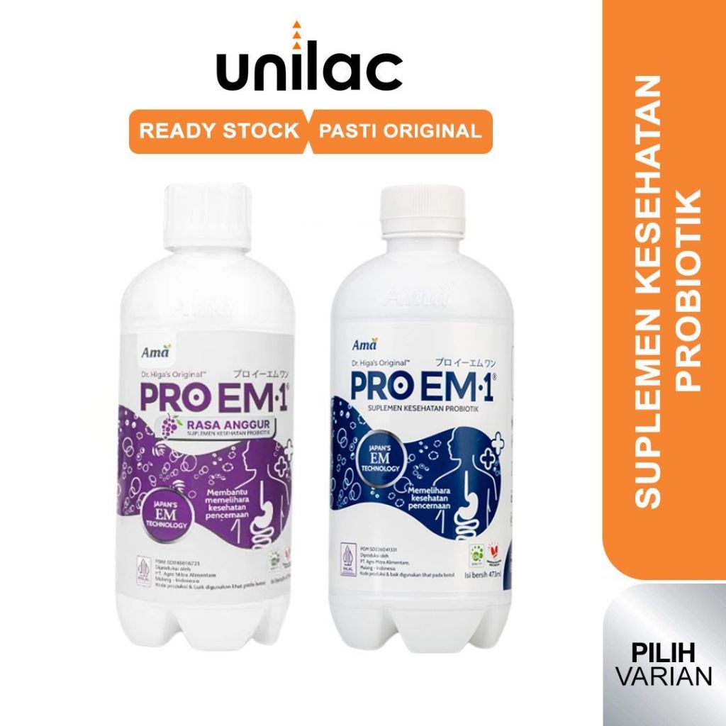 PROEM1 PROEM Probiotik Suplemen Kesehatan Anak & Dewasa | Mengatasi Gerd Maag Sembelit PRO EM1
