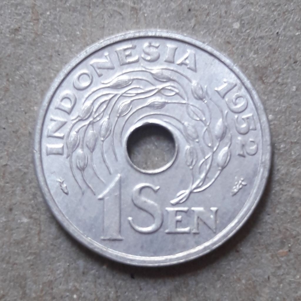 koin 1sen tahun 1952