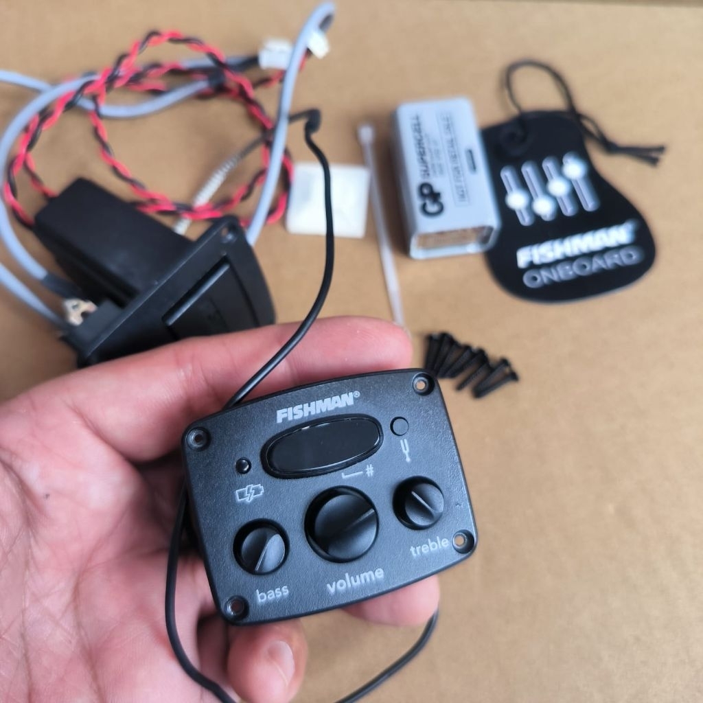 Fishman Isys Mini Acoustic preamp equalizer pickup gitar akustik korea