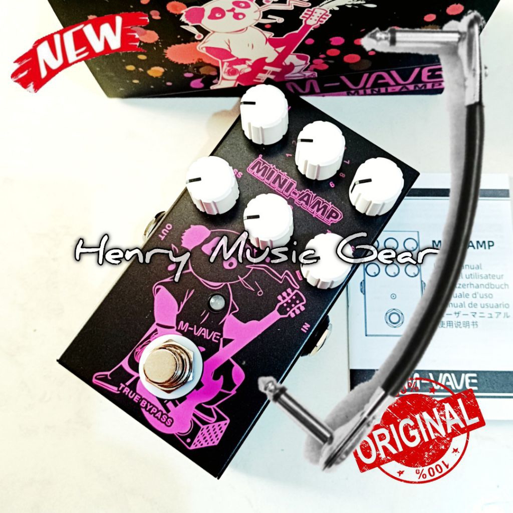 M-Vave Mini Amp 9 Models Amply Simulator untuk Gitar Elektrik BARU