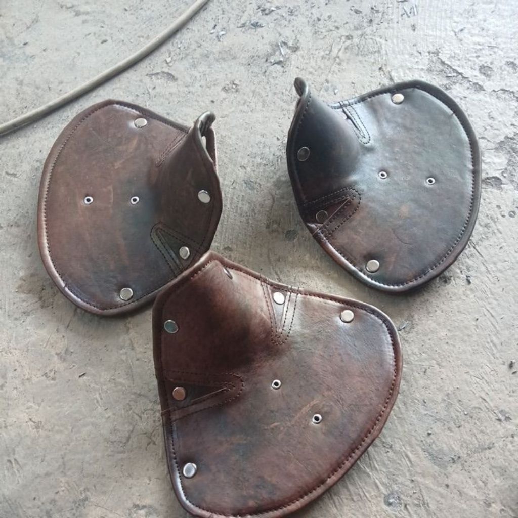 tutup sadel jengki onthel kulit