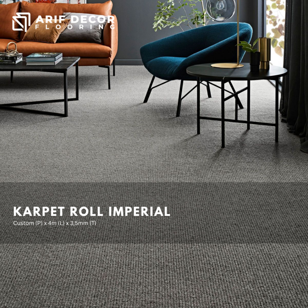 Karpet Roll Imperial Tebal 3,5mm Karpet Studio / Karpet Roll Hotel / Karpet Kantor / Karpet Polos