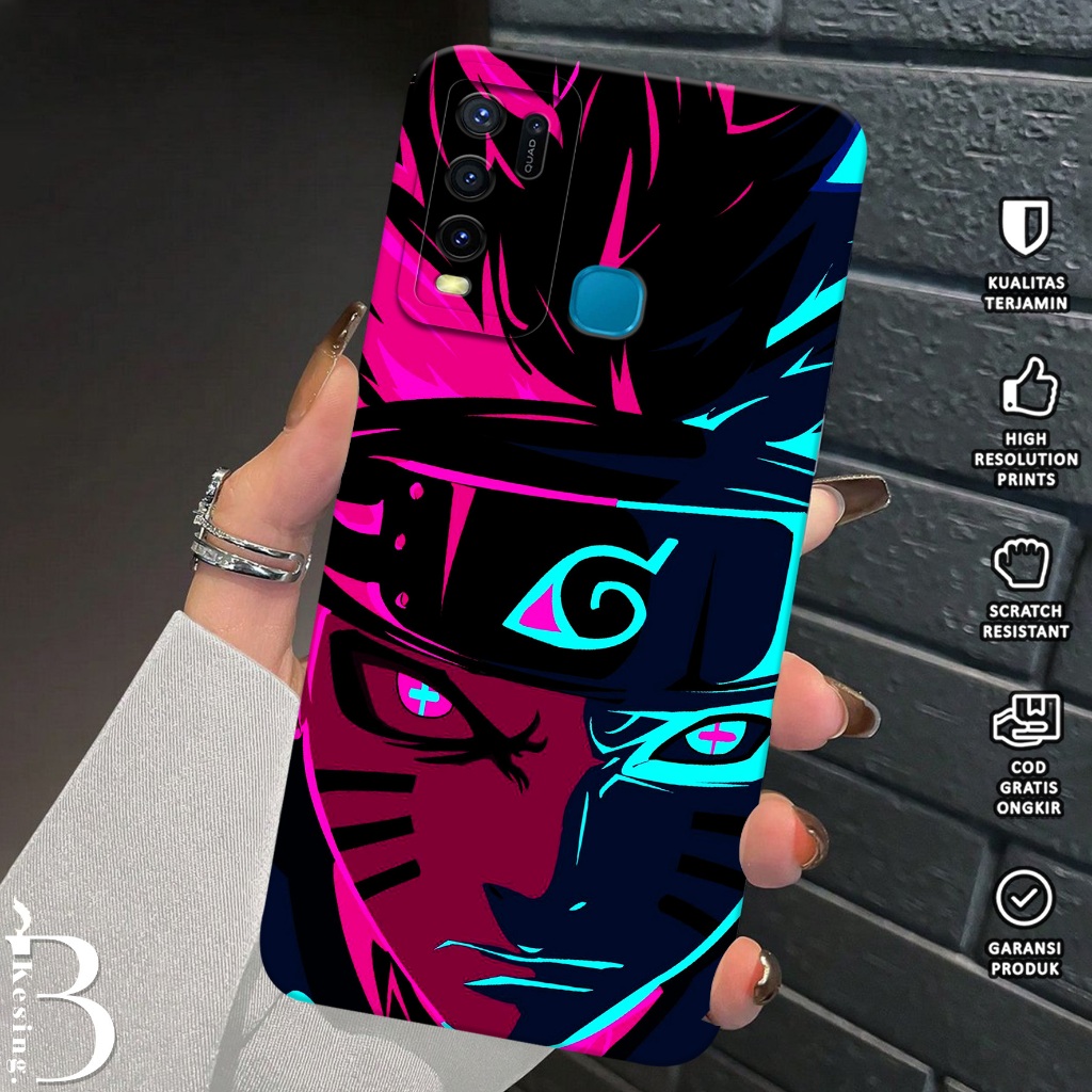 Case For Vivo 1935 / 1938 [ NRUTO ] - Cassing Hp Vivo 1938 / 1935 - Kondom Hp - Softcase Procamera -