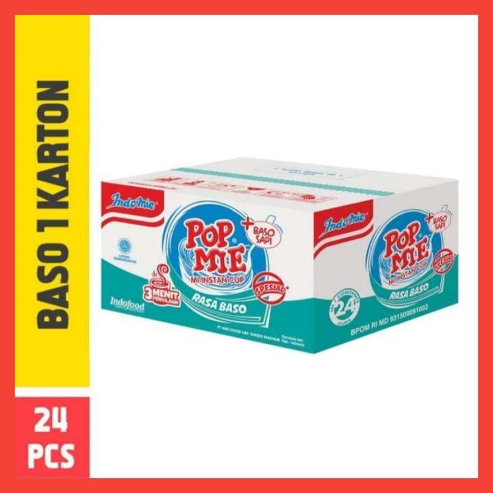 POP MIE KUAH LAPEER TIME RASA BASO 1 DUS 24 PCS