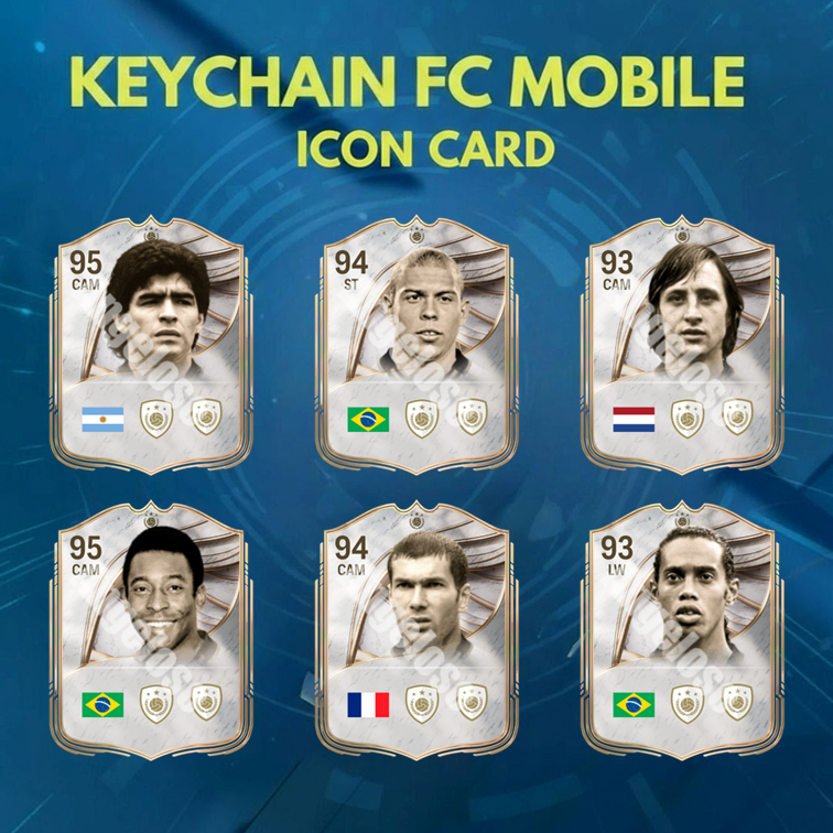 Gantungan Kunci FC Mobile 26 Icon Card (UV Print) 1 Pcs