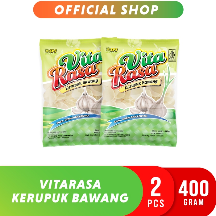 Vitarasa Kerupuk Bawang 400 Gr - 2 Pcs