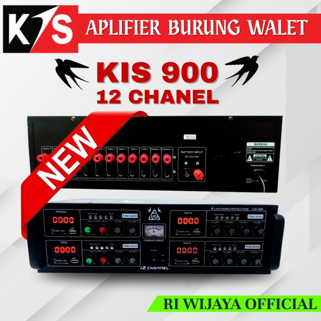 AMPLIFIER BURUNG WALET KIS 900 / AMPLI PEMANGGIL WALET / SPEAKER PEMANGGIL WALET / AMPLIFIER UNTUK B