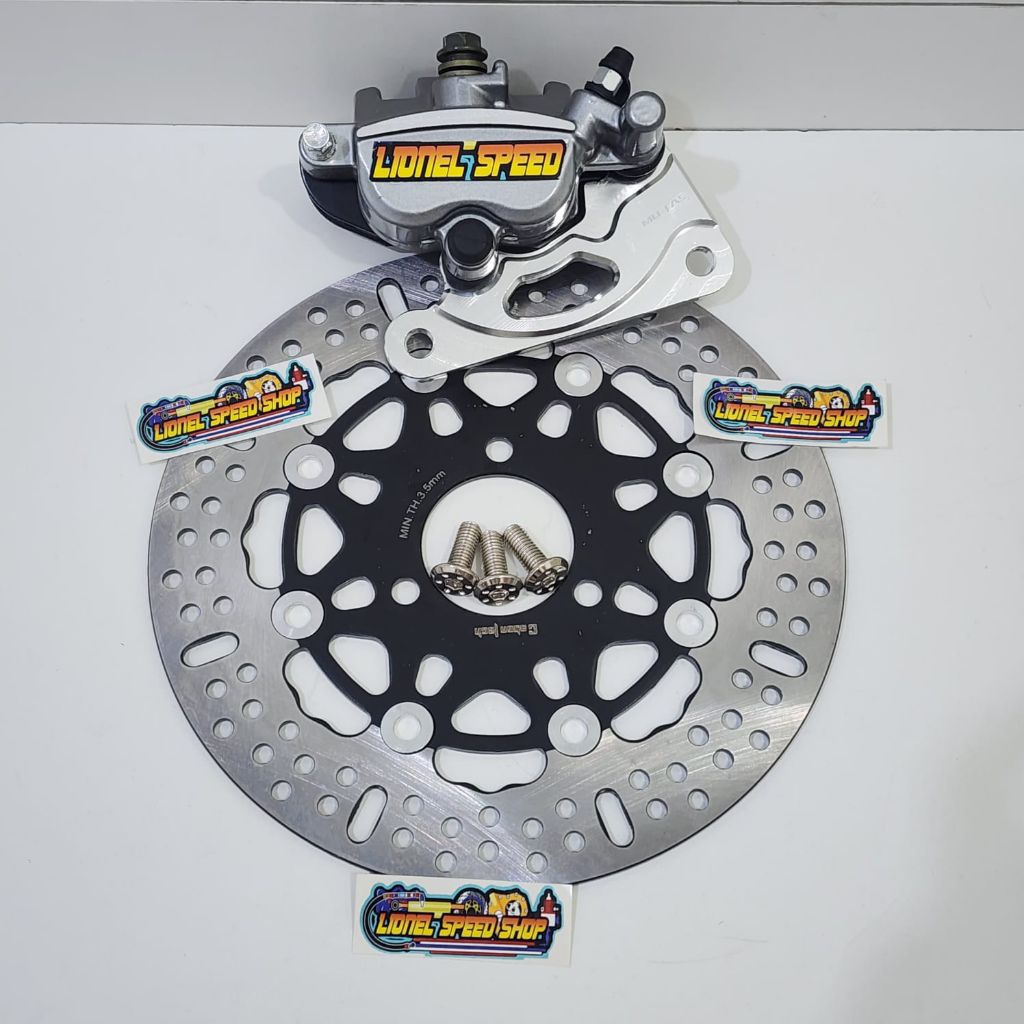 Kaliper Samurai Cakram 220mm breket Mio j Mio M3 mio Soul gt Mio Gear bonus baut cakram