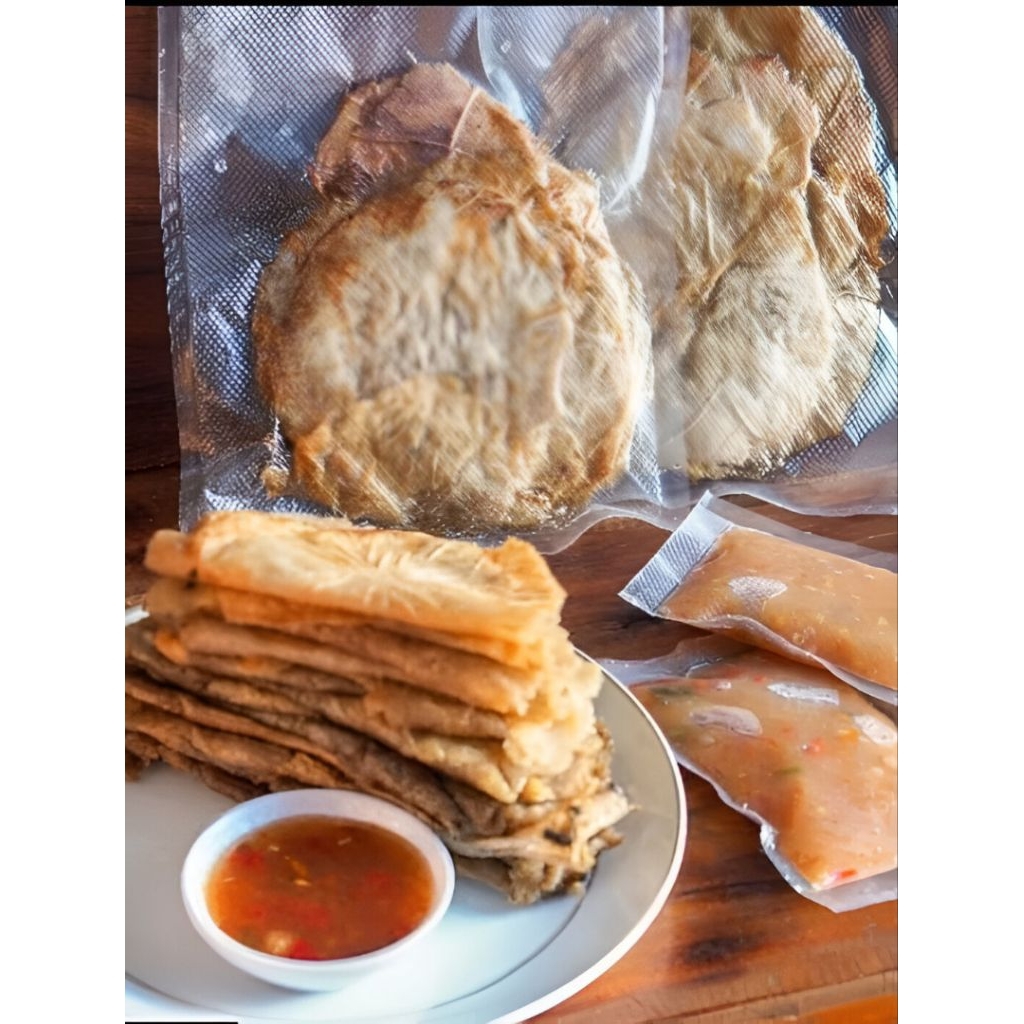 PENTOL IKAN GHEPEK FROZEN Isi 10 PCS. (Sudah Lengkap Dengan Sambal Petis)