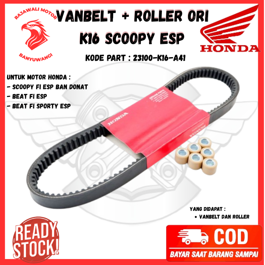 vanbelt scoopy fi ori - vanbelt scoopy ori premium k16 ring 12 ban donat Van Belt plus roller