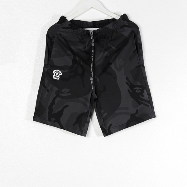 Celana AAPE NOW UNION FULL CAMO GREY BLACK SHORT PANTS 100% ORIGINAL