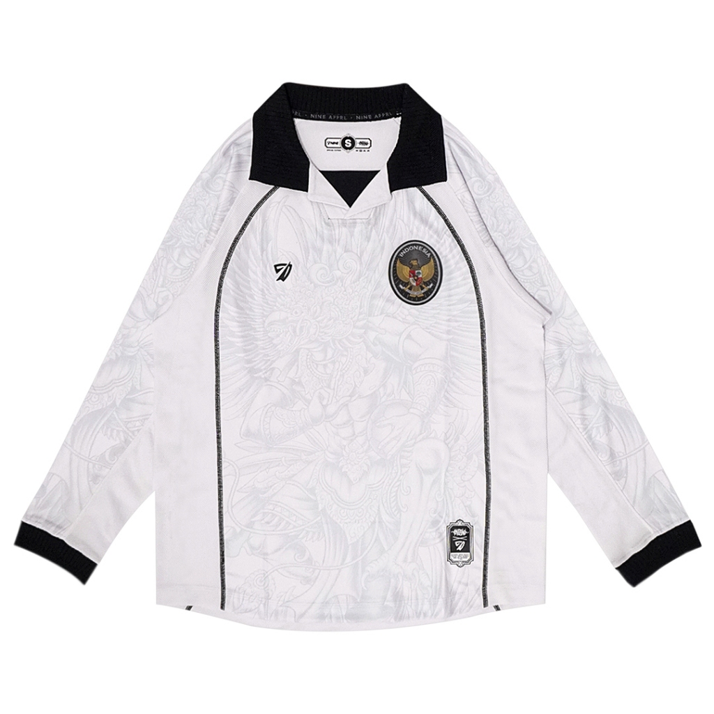 JERSEY TIMNAS INDONESIA AWAY LENGAN PANJANG - JERSEY FANTASY TIMNAS AWAY LENGAN PANJANG- JERSEY OLAH