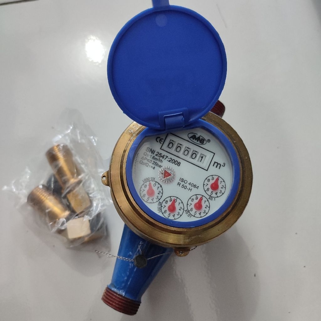 Meteran Air AMNB 1/2 Inch SNI | Meteran Air PDAM