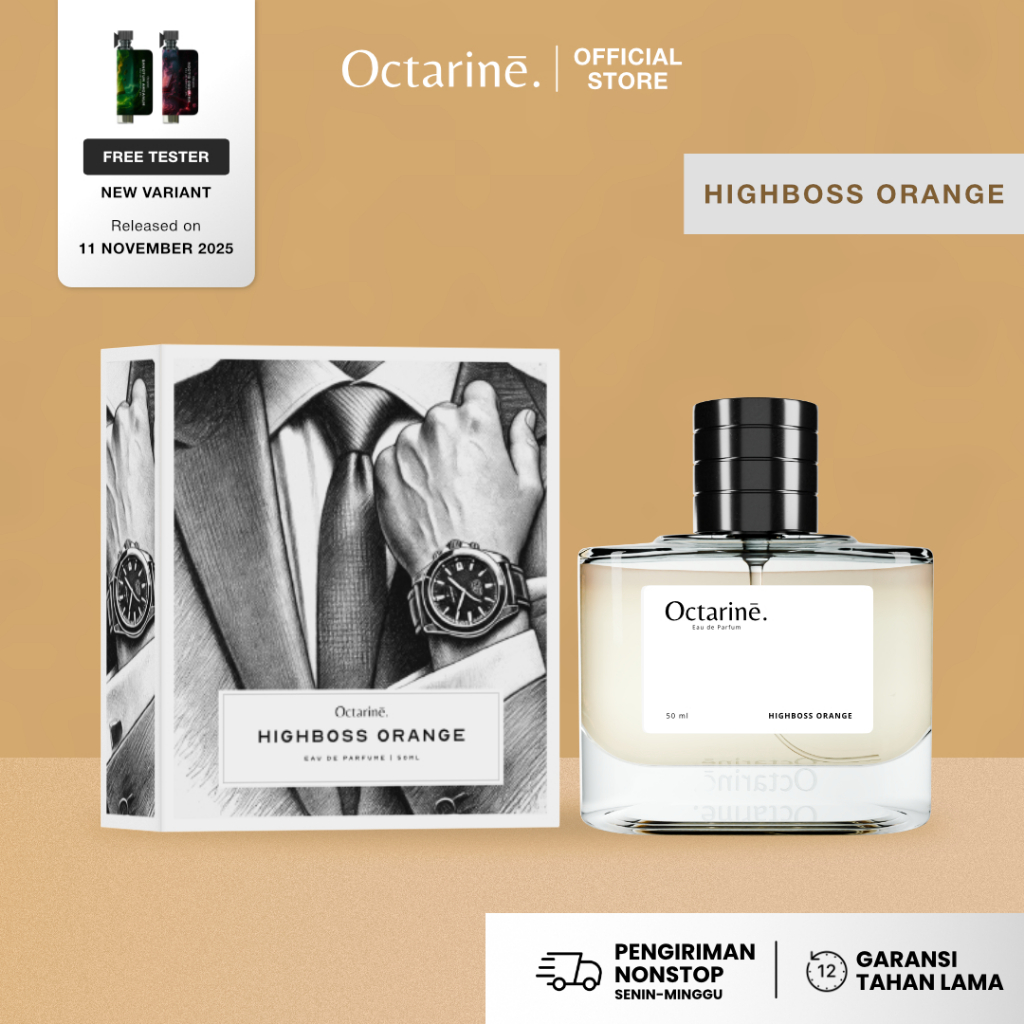Octarine - HighBoss Orange Parfum Pria Aroma Sweet Woody