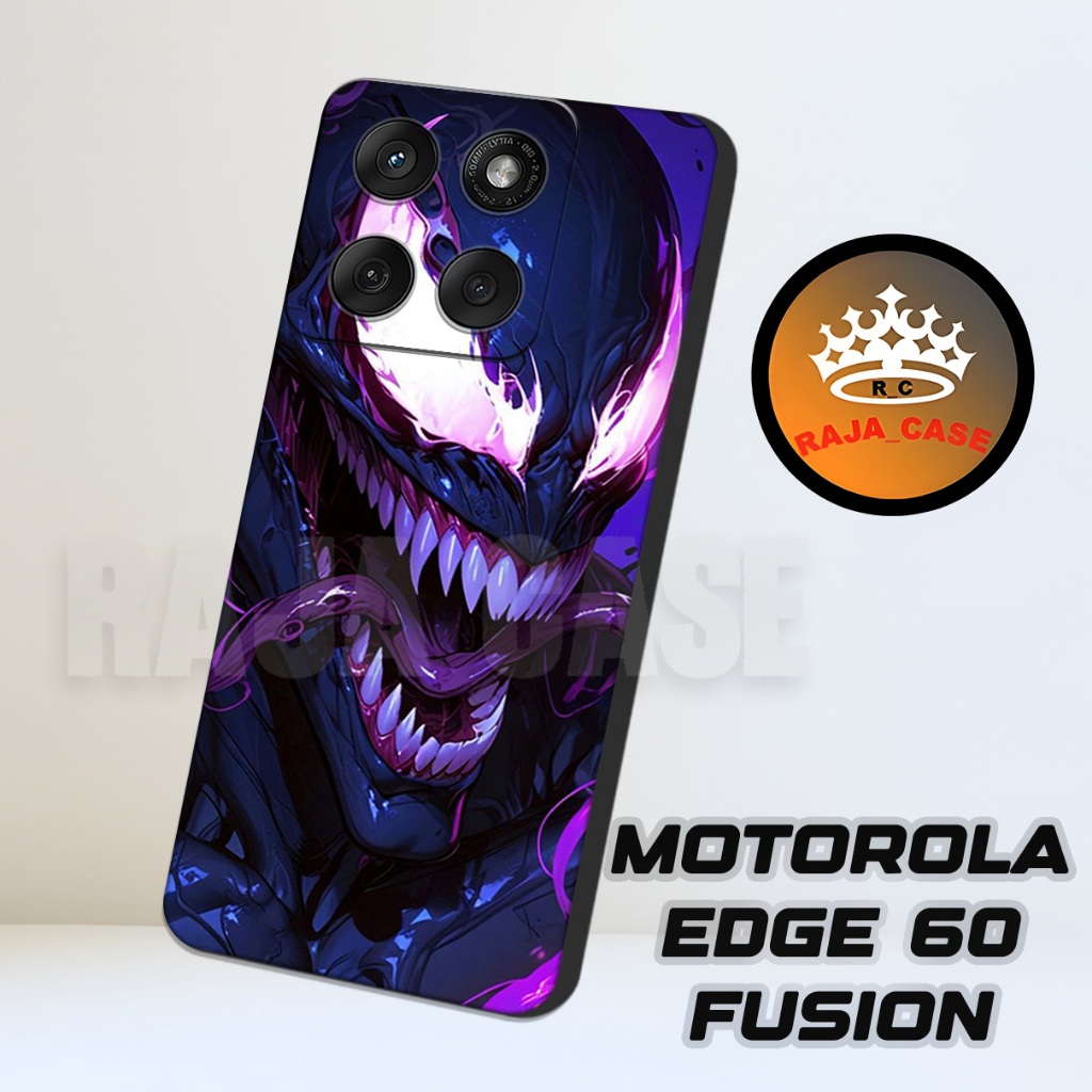 Rc21/Softase karet MOTOROLA EDGE 60 FUSION - Motif Venom - Case Hp MOTOROLA EDGE 60 FUSION - Casing 