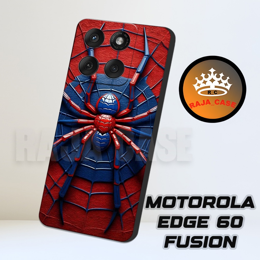 Rc23/Softase karet MOTOROLA EDGE 60 FUSION - Motif Spiderman - Case Hp MOTOROLA EDGE 60 FUSION - Cas