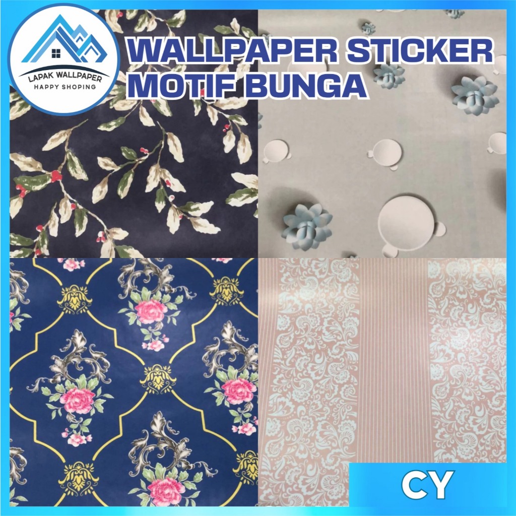 Wallpaper dinding kamar tidur wallpaper stiker dinding rumah Free Lem lapakwallpaper