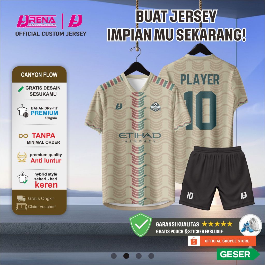 Jersey Futsal Baju Bola Baju Futsal Printing Baju Anak laki - laki Custom Desain ( Bisa Satuan )