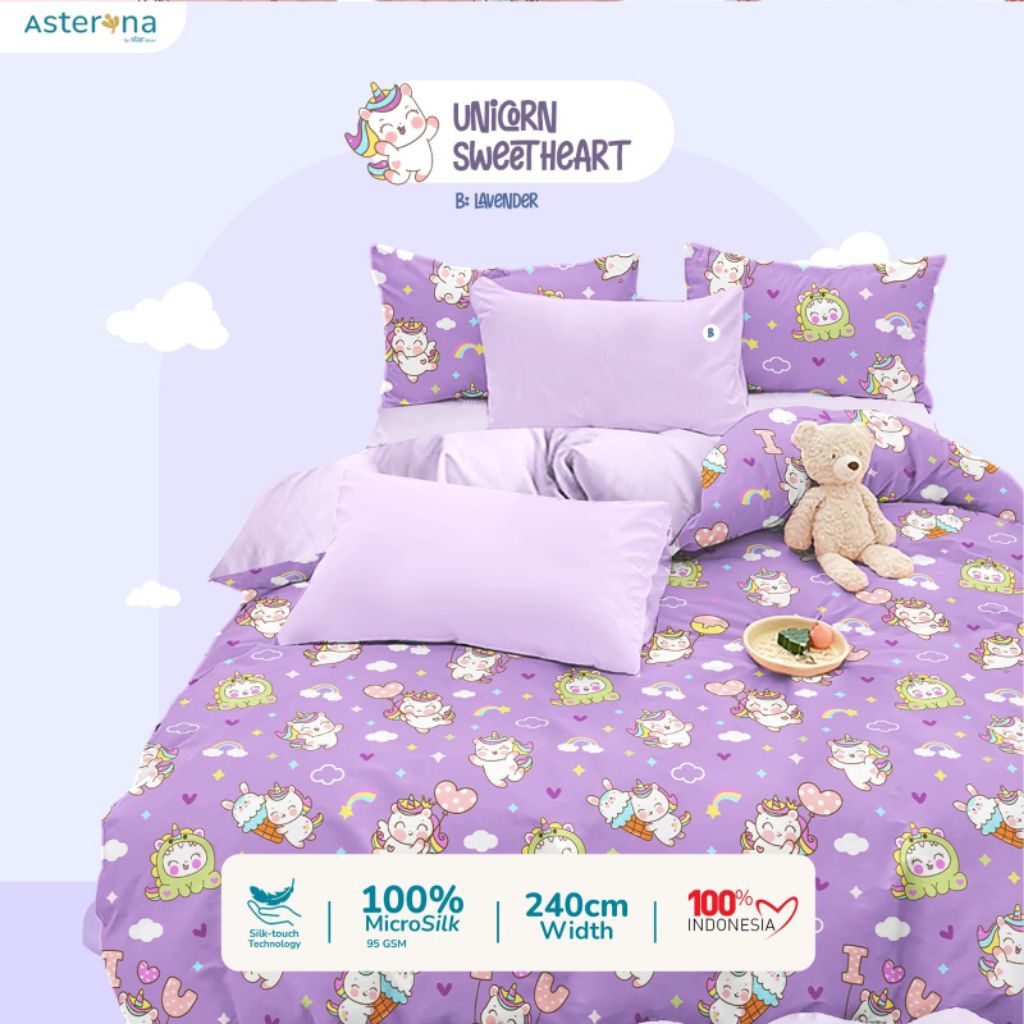 Bedcover set sprei anak unicorn bedcover set 90x200 bedcover set 100x200 bedcover set 120x200 bedcov