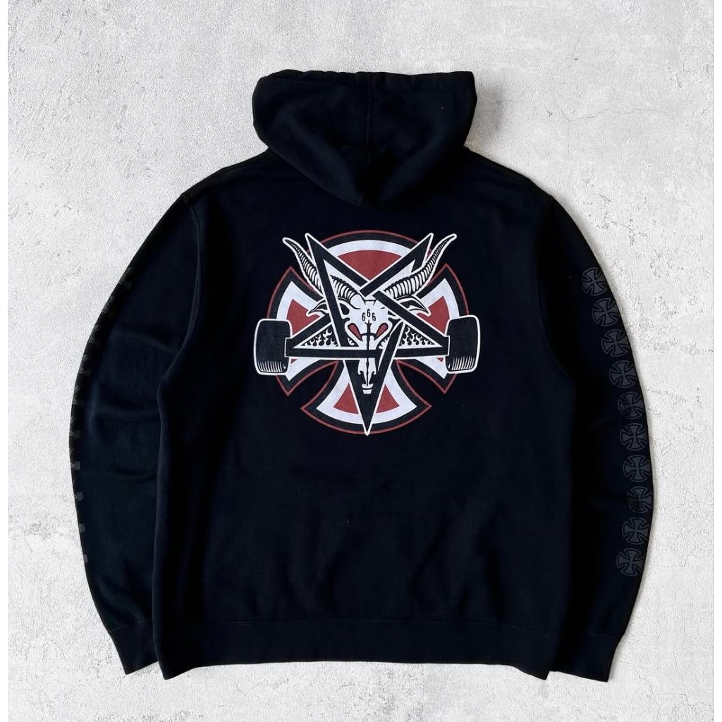 HOODIE INDEPENDENT X THRASHER UNISEX FULL TAG IMPORT HOODIE PRIA