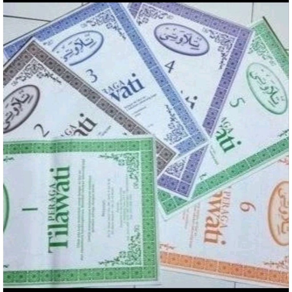 PERAGA TILAWATI JILID 1 SAMPAI 6 KALENDER BESAR,PERAGA PAUD