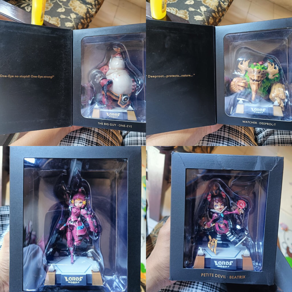 Action figure lord of mobile 4pcs