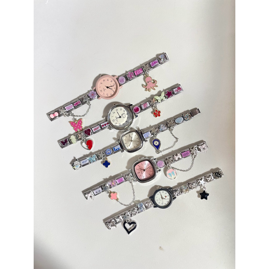 ITALIAN WATCH DAN ITALIAN BRACELET SUDAH TERMASUK 16 CHARM