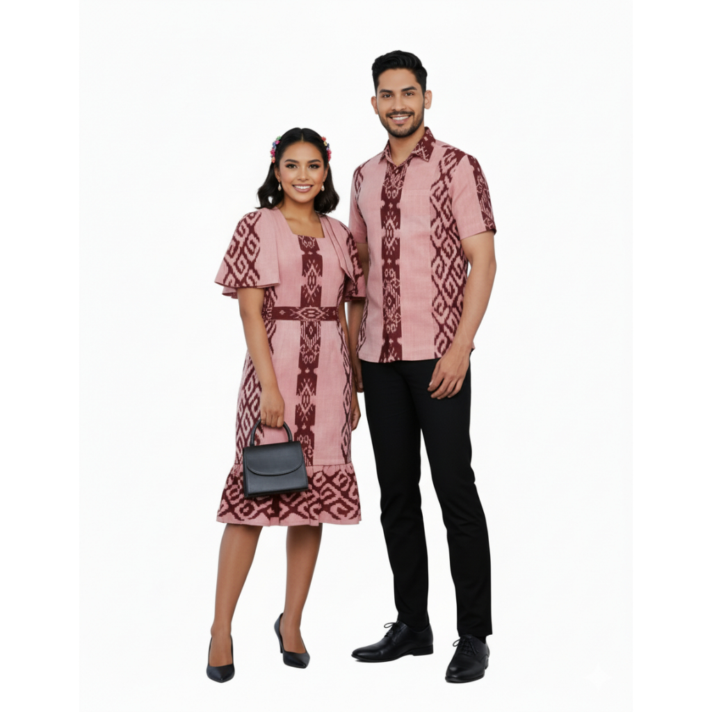Set Couple Tenun Dewasa Formal Motif Toraja