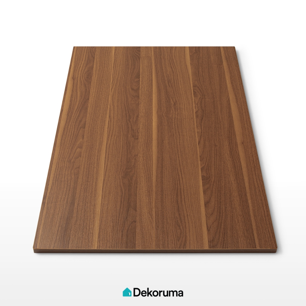 Dekoruma VALTRI Permukaan Meja 120x80CM / Top Table MDF Ruang Tamu / Papan Meja - Coklat Tua