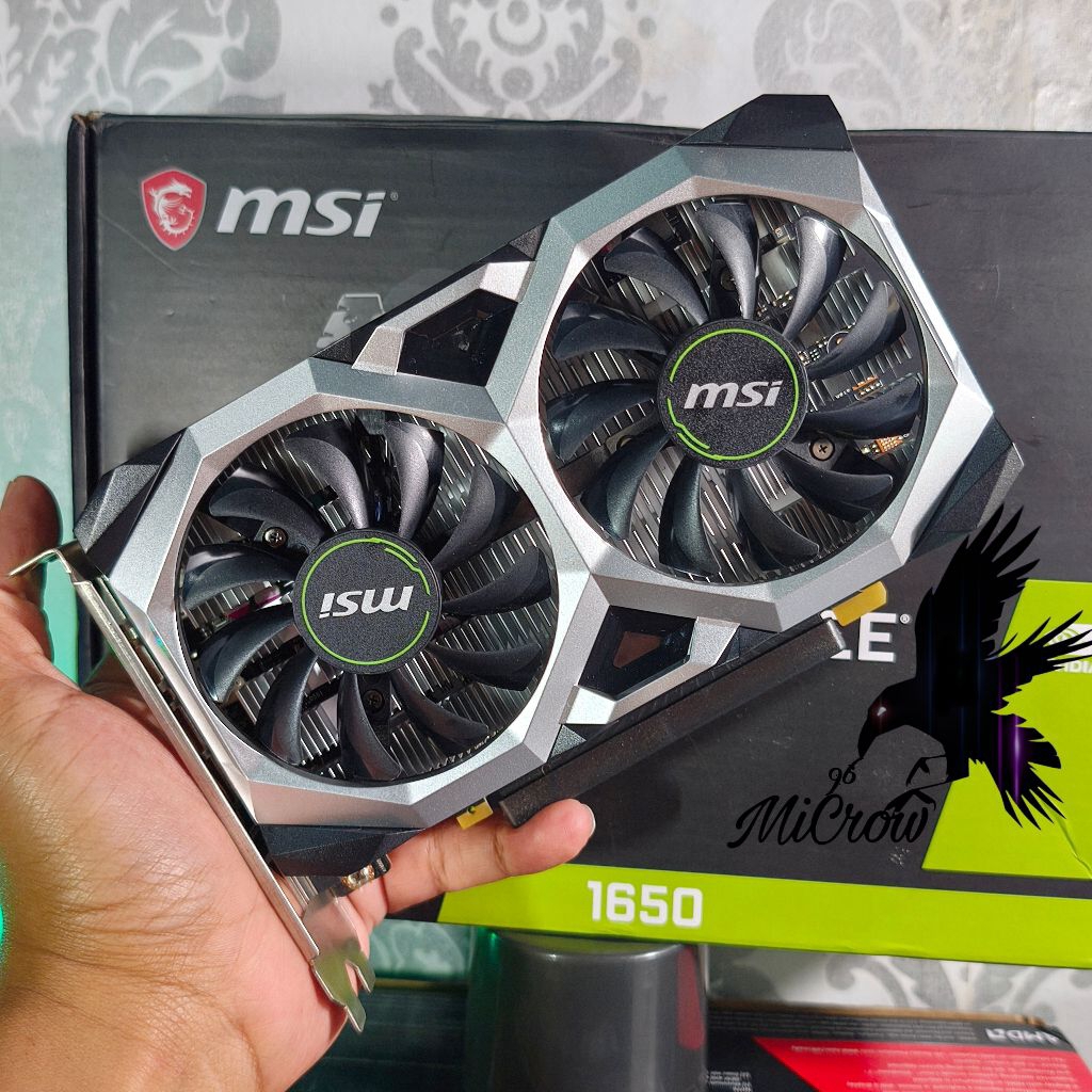 VGA Nvdia GTX 1650 4gb 128bit DDR6 DX 12 bisa libas gaming rendering dll #Tag GTX 1660 GTX 1060 GTX 