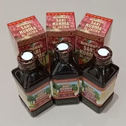 PAKET 3 BOTOL | SARI KURMA AL-JAZIRA | AL-JAZIRA SARI KURMA | KURMA JAZIRA | MINUMAN SARI KURMA | MI
