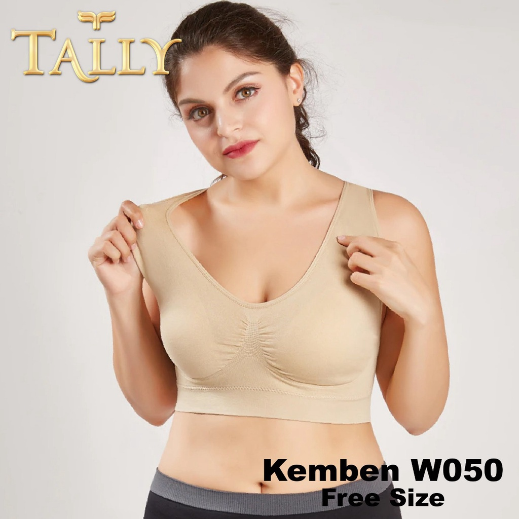BH SPORT W050 JUMBO TALLY - MELAR BANYAK GEDE - TALLY W050 Miniset/Kemben/Sport Bra Busa Tipis B / B