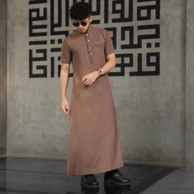 Zaafer Jubah Okan Brown by Zaafer Indonesia