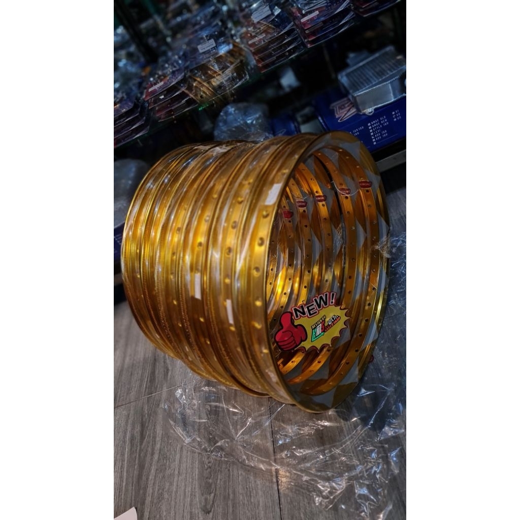 Velg Morad Spain Motif Matahari GOLD Premium ( R-17 /140-140 )