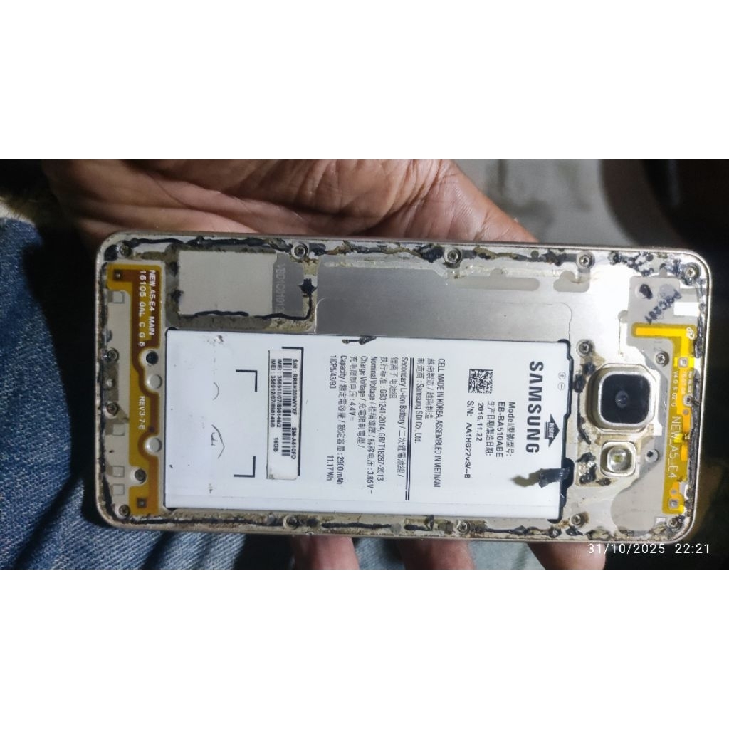 MESIN SAMSUNG A510FD A5 NORMAL